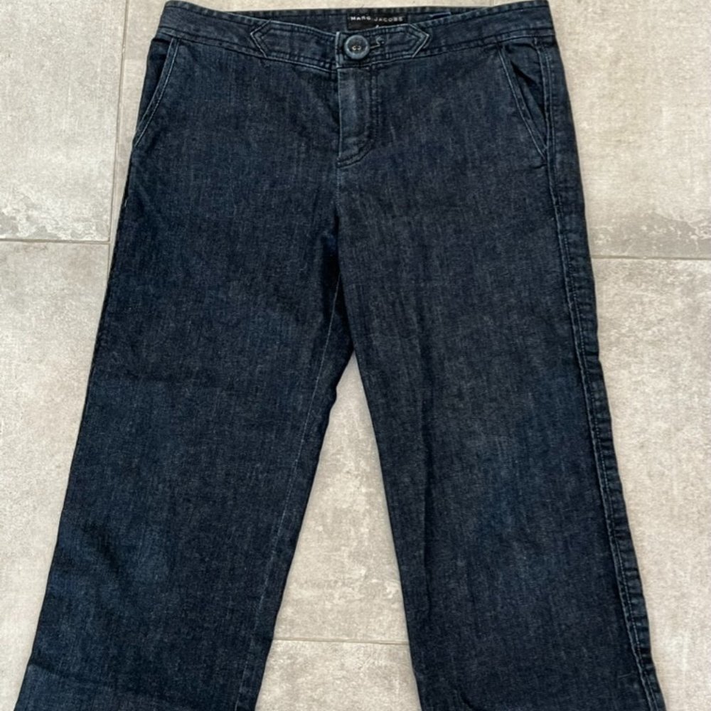 Marc Jacobs Denim Crop Culotte/Clam Diggers